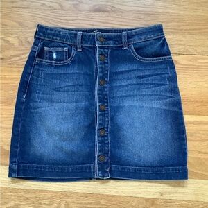 Hollister Blue Denim Skirt